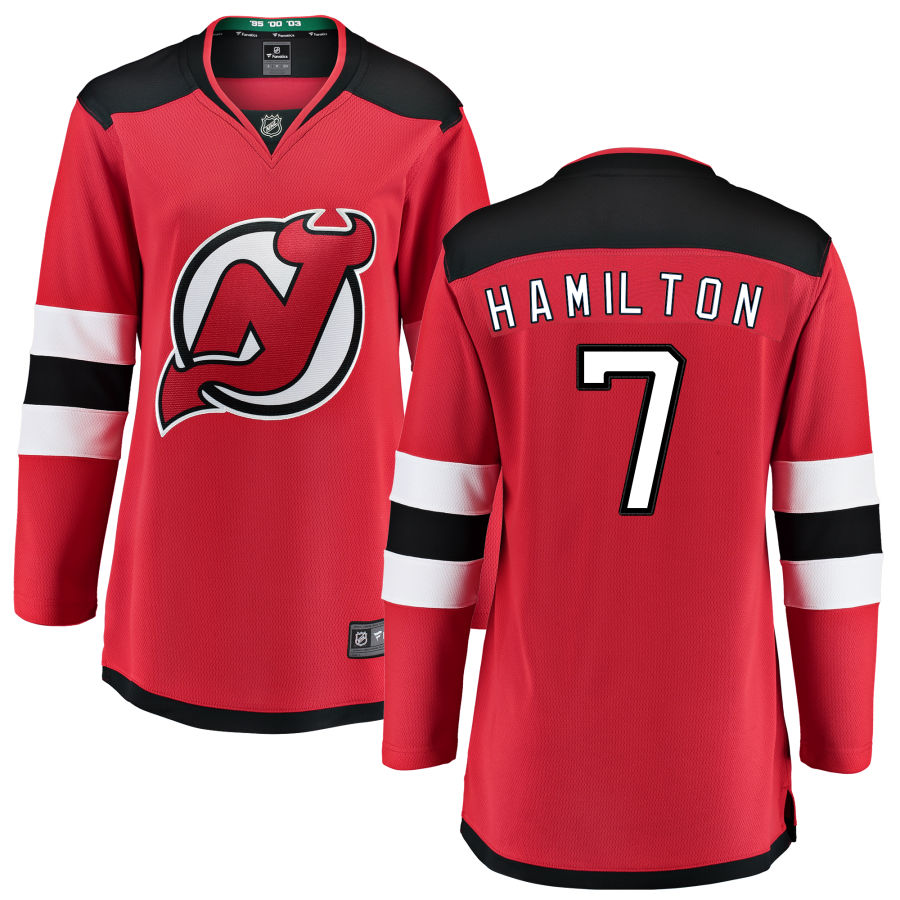 Dougie Hamilton New Jersey Devils Fanatics Branded Women's Home Breakaway Jersey - Red