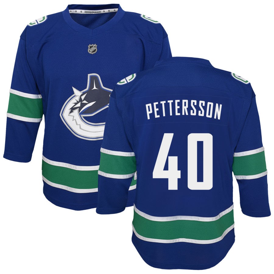 Elias Pettersson Vancouver Canucks Youth Replica Jersey - Blue