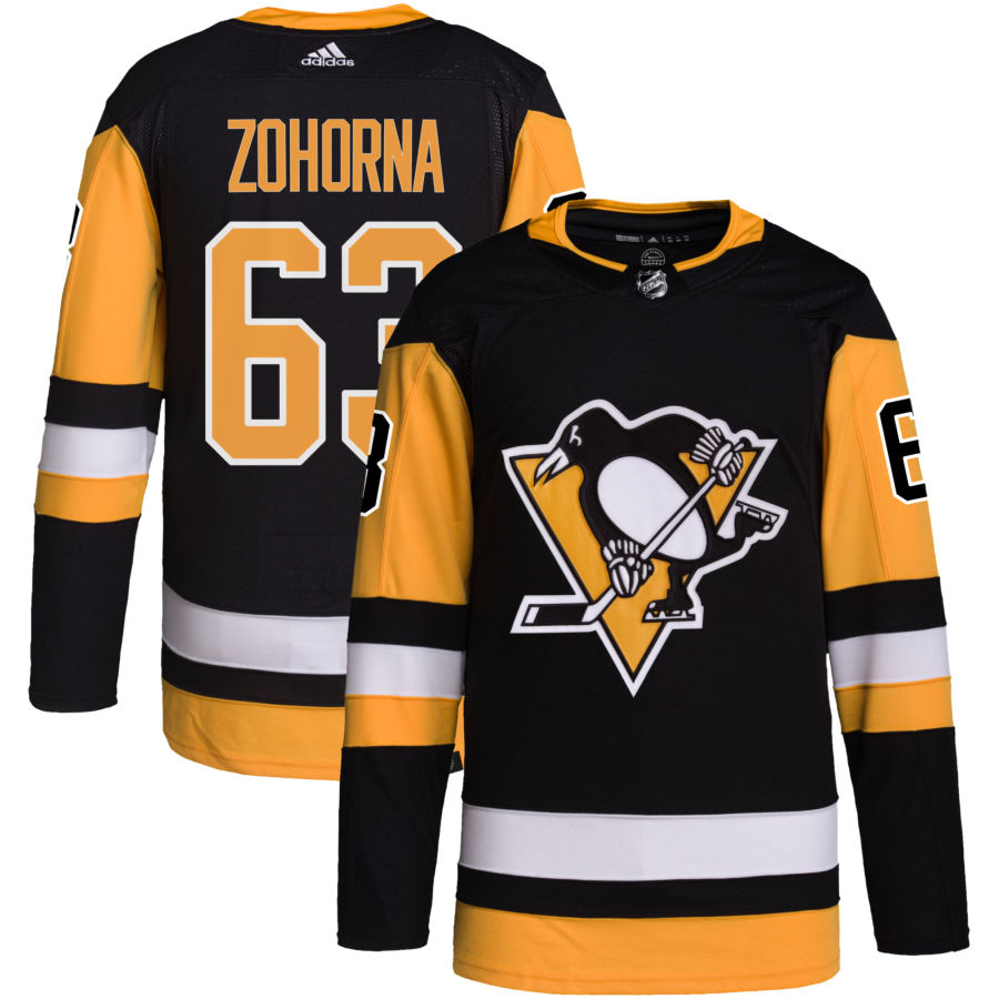 Radim Zohorna Pittsburgh Penguins adidas Home Primegreen Authentic Pro Jersey - Black